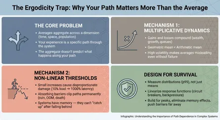 The Ergodicity Trap: Why Your Path Matters More Than the Average